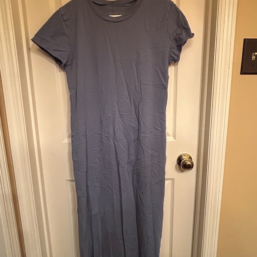 GUC Frank & Eileen Greyish Blue Maxi Dress